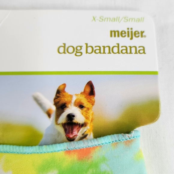 New Tye Dyed Swirl Burst Small/Extra Small Pet Bandana - Picture 2 of 4